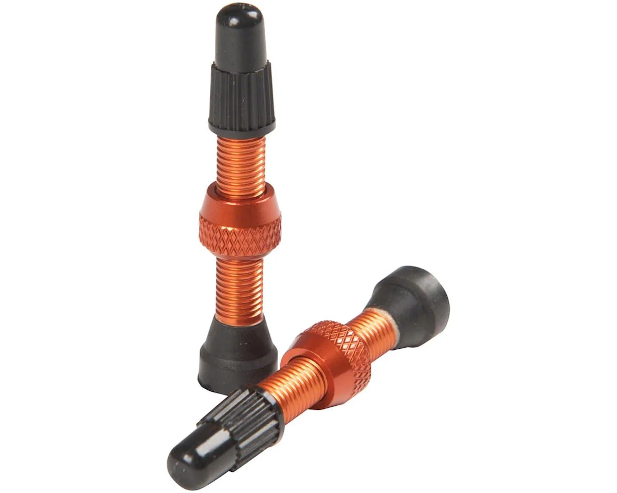 Stan's Alloy Tubeless Valves (Orange) (Pair) (35mm)